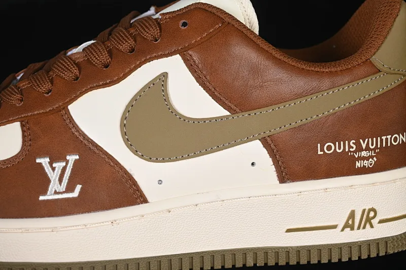 All Categories Nk Air Force 1 Air Force Series Nk Air Force 1 Low Air Force Low Nike Air Force 1'07 Low Joint White Brown Mocha Air Force One Low Casual Shoes NH0601-590